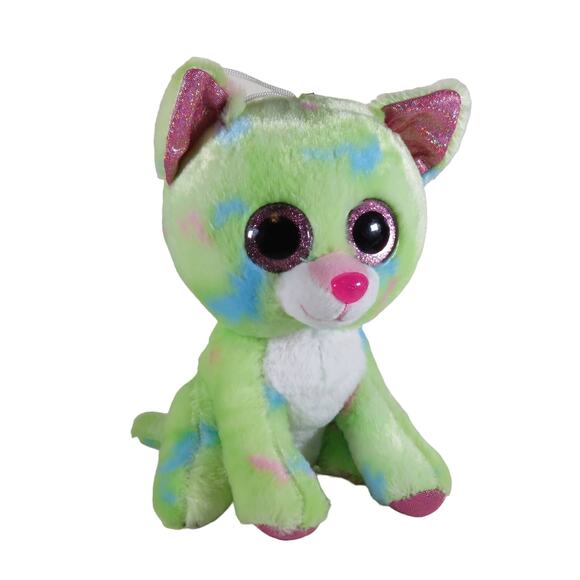 Scent-sationals Bubblegum Cat Plush Glitter Collectible Toy Stuffed Animal - Picture 1 of 16